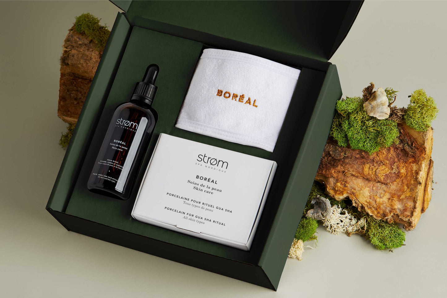 Coffret BORÉAL pour rituel gua sha