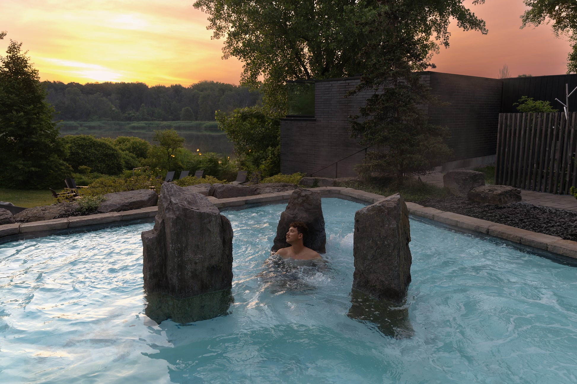 Entrée à l'expérience thermale - ( Île-des-Sœurs )