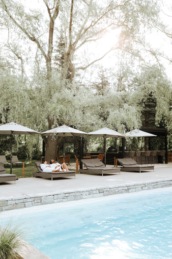 Entrée à l'expérience thermale - ( Mont-Saint-Hilaire )